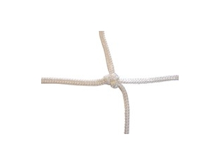 Fodboldnet 11 mands - 4 mm PP -hvid