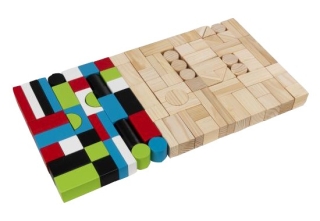 Træklodser  wooden block set