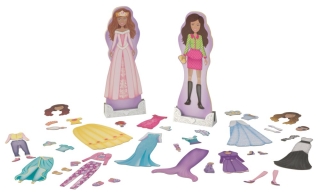 Påklædnings manniquiner magnetic dolls - trends & fairytale