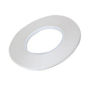 Dobbeltklæbende tape. 6mm x 50m.