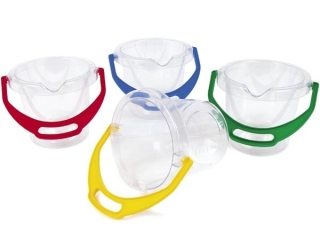Spand gennemsigtig højde 14 cm