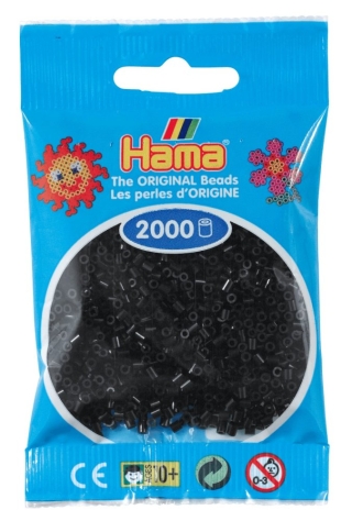 Hama Mini enkelt farver i pose af 2000 stk.