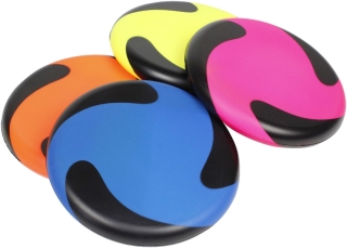 Skumfrisbee pakke m. 4 stk.