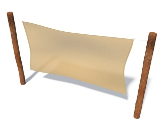 Sidesejl 1,5 x 3 m