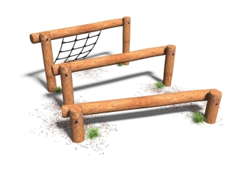  3 Balancebomme m/net