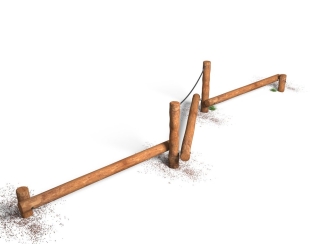  3 Balancebomme m/tov
