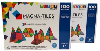 Magna-Tiles 100 dele - Clear Colors