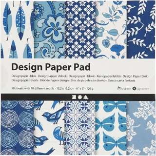 Designpapir i blok 0