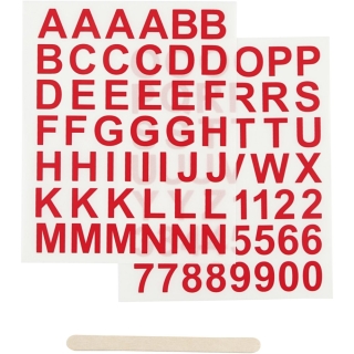Rub on stickers 0