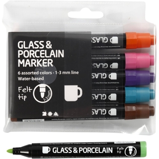 Glas- og porcelænstusch 0