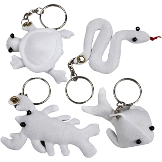 Stoffigurer med nøglering 0
