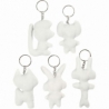 Stoffigurer med nøglering 0