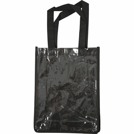 Taske med plastfront 0