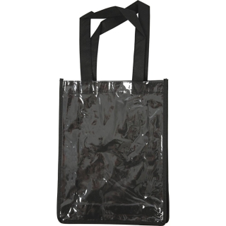 Taske med plastfront 0