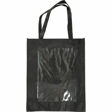 Taske med plastfront 0
