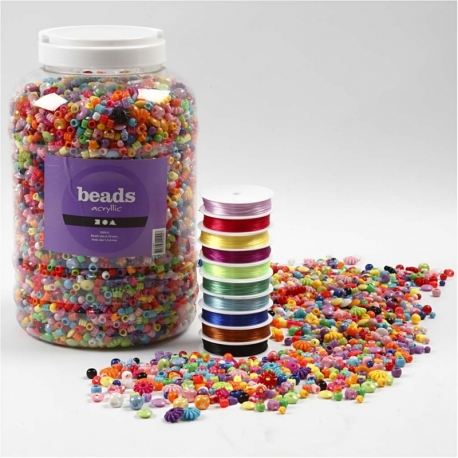 Perler og smykkeelastik 0