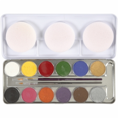 Eulenspiegel Ansigtsmaling - Sminkepalette 0