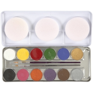 Eulenspiegel Ansigtsmaling - Sminkepalette 0