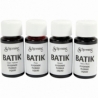 Batikfarve, marineblå, grøn, pink, majsgul, 4x50 ml/ 1 pk. 1