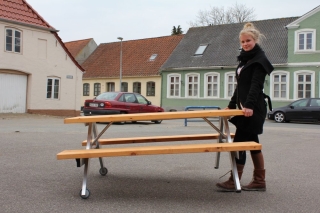 Alu Bord/-bænkesæt børn