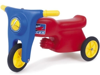 Motorcykel med gummihjul