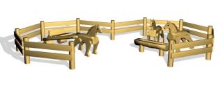 KOMPLET HESTE FOLD