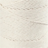 Macramé snor, L: 198 m, diam. 2 mm, råhvid, 330 g/ 1 rl. 0