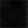 Macramé snor, L: 198 m, diam. 2 mm, sort, 330 g/ 1 rl. 0