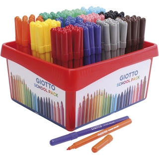 GIOTTO tuscher, streg 2,8 mm, ass. farver, 12x12 stk./ 1 pk. 0