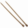 Strikkepinde i bambus, 2 stk./ 1 sæt 0