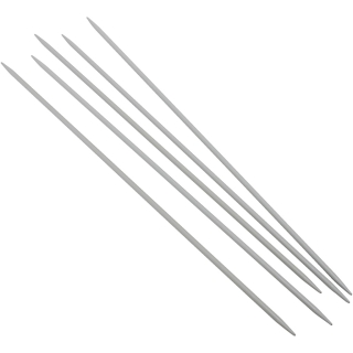 Strømpepinde i aluminium, 5 stk./ 1 pk. 0