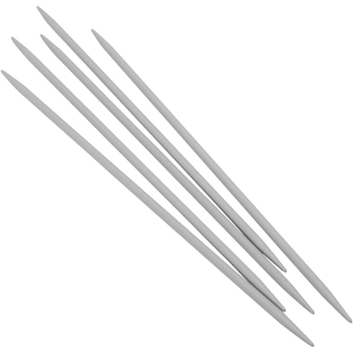 Strømpepinde i aluminium, 5 stk./ 1 sæt 0