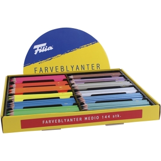 Filia farveblyanter neon og metallic, 144 stk./ 1 pk. 0