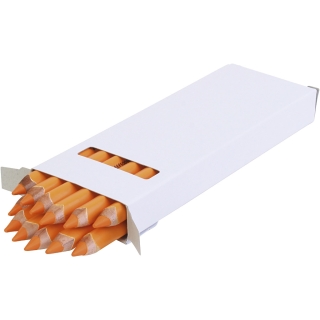 edu kraftige farveblyanter, tykkelse 10 mm, mine 6,25 mm, orange, 12 stk./ 1 pk. 0