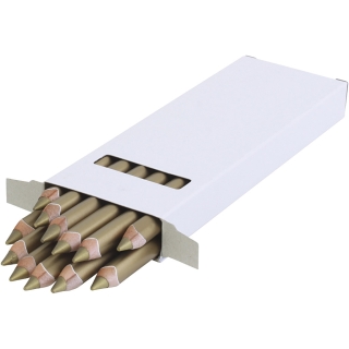 edu kraftige farveblyanter, tykkelse 10 mm, mine 6,25 mm, guld, 12 stk./ 1 pk. 0