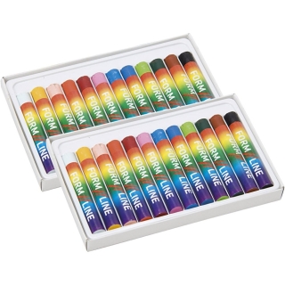 formline oliepastelkridt, 24 stk./ 1 pk. 0