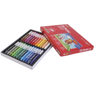 Mungyo junior oliepastel, ass. farver, 24 ass./ 1 pk. 0