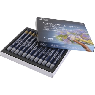 gallery akvarelkridt, prussian blue (159), 12 stk./ 1 pk. 0