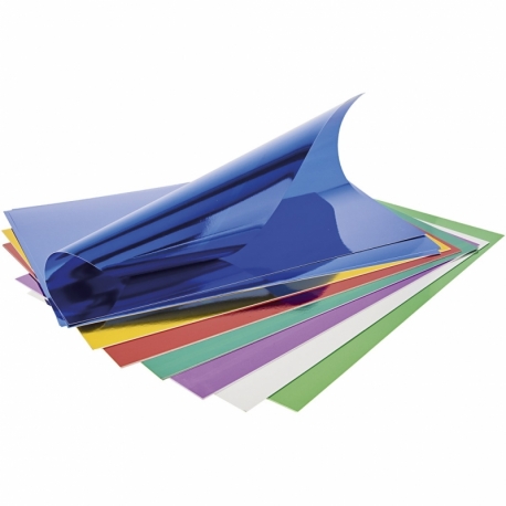 Metalkarton, 25x35 cm, 260 g, ass. farver, 28 ark/ 1 pk. 0