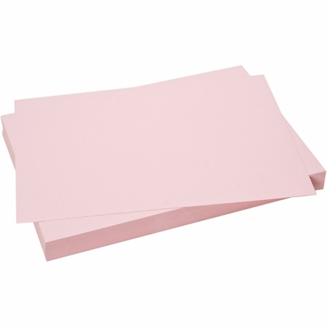 Karton, 50x70 cm, 270 g, syrenrosa, 10 ark/ 1 pk. 0