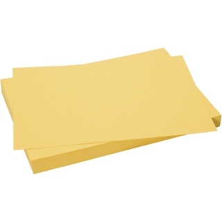 Karton, 25x35 cm, 220 g, solgul, 25 ark/ 1 pk. 0