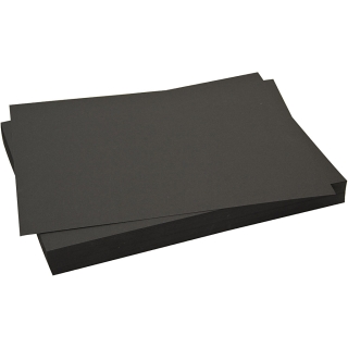 Karton, 25x35 cm, 220 g, sort, 25 ark/ 1 pk. 0