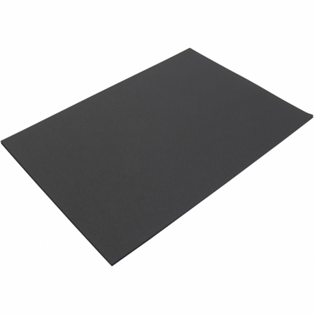 Fransk karton, A4, sort, 10 ark/ 1 pk. 0