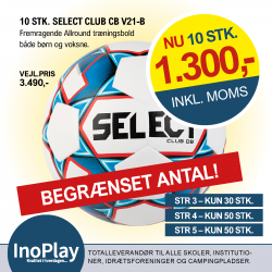 Select Fodbold Club DB V21 - Hvid/Blå