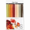 Crepepapir, 25x60 cm, Stræk/crepe: 180%, 105 g, douche farver, 8 ark/ 1 pk. 1