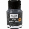Creall Studio akrylmaling, dækkende, black (99), 500 ml/ 1 fl. 0