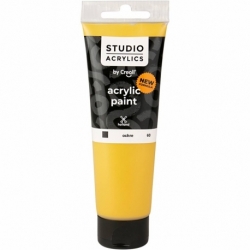 Creall Studio akrylmaling, dækkende, ochre (60), 120 ml/ 1 fl. 0