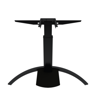 Hæve-/sænkestel | Bredde 120 cm | Sort 