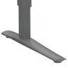 Hæve-/sænkestel | Bredde 092 cm | Sølv