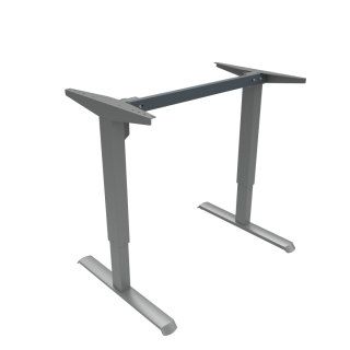 Hæve-/sænkestel | Bredde 092 cm | Sølv